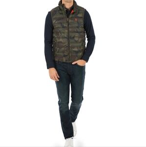 Polo Ralph Lauren Full-Zip Packable Down Camouflage Puffer Vest - S